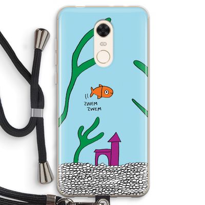 Aquarium: Xiaomi Redmi 5 Transparant Hoesje met koord