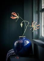 Pip Studio Vaas Metaal Blauw 23cm