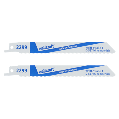 Wolfcraft Sabelzaagbladen | BiM | L150mm | 2 stuks - 2299000