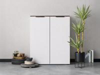 Kast ANGOLA 2 deuren 120 cm kasjmier/walnoot