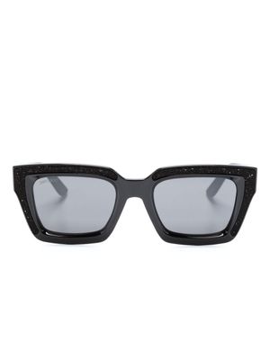 Jimmy Choo Eyewear lunettes de soleil MEGS/S à monture carrée - Noir