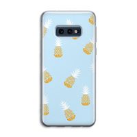 Ananasjes: Samsung Galaxy S10e Transparant Hoesje