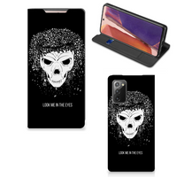 Mobiel BookCase Samsung Galaxy Note20 Skull Hair - thumbnail