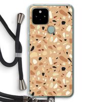 Terrazzo N°17: Pixel 5 Transparant Hoesje met koord