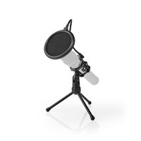 Microfoon-Tafelstatief | Pop-filter | Zwart - thumbnail