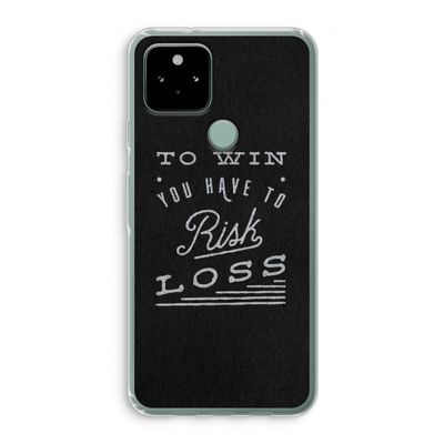 Risk loss: Google Pixel 5 Transparant Hoesje