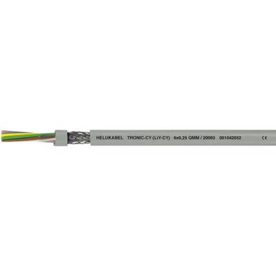 HELU 20058-1000 Datakabel LiYCY 4 x 0.34 mm² Grijs 1000 m