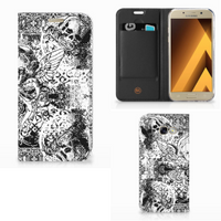 Mobiel BookCase Samsung Galaxy A5 2017 Skulls Angel - thumbnail