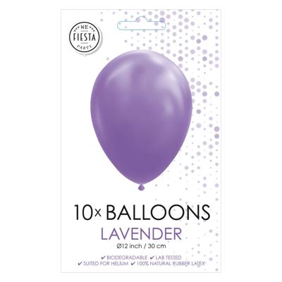 Globos Ballonnen lavendel 30cm, 10st.