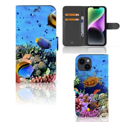 iPhone 15 | Telefoonhoesje | Met pasjeshouder | Vissen