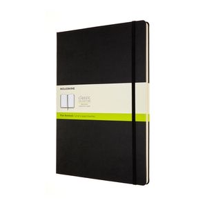 Moleskine notitieboek,  ft A4, effen, harde cover, 192 blad, zwart