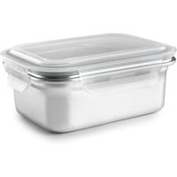 Lunchbox Ibili 669308 Zilverkleurig Roestvrij staal Rechthoekig 800 ml