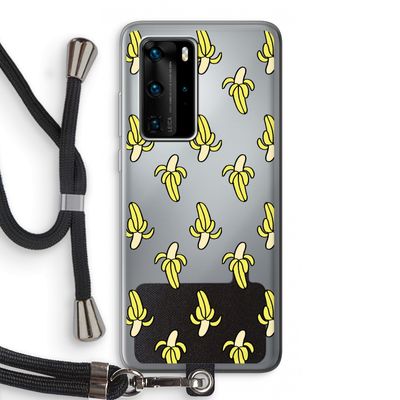 Bananas: Huawei P40 Pro Transparant Hoesje met koord