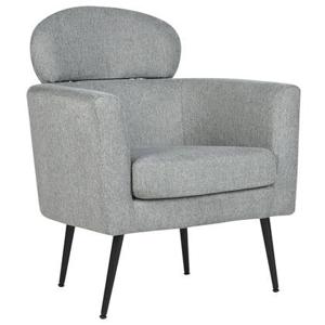 Beliani - SOBY - Fauteuil - Grijs - Polyester