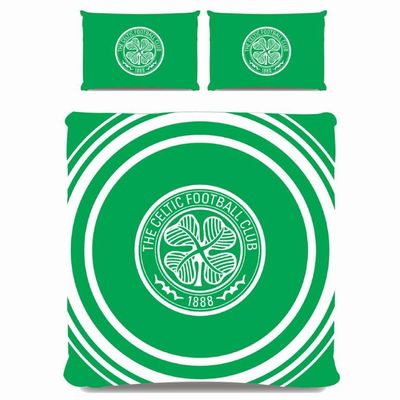 Celtic dekbedovertrek logo Tweepersoons 200 x 200 cm groen