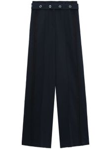 3.1 Phillip Lim pantalon droit à taille ceinturée - Noir