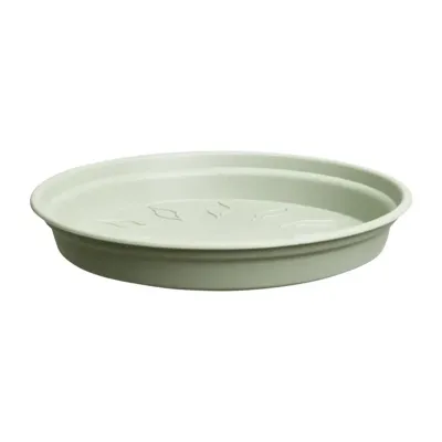 Elho schotel green basics 10cm steengroen