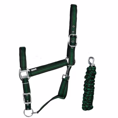 Pagony Tiger Coll24 Halsterset groen maat:pony