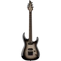 Jackson Pro Plus Series DK Modern EVTN6 EB Silver Sparkle elektrische gitaar met gigbag - thumbnail