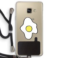 Spiegelei: Samsung Galaxy A3 (2016) Transparant Hoesje met koord