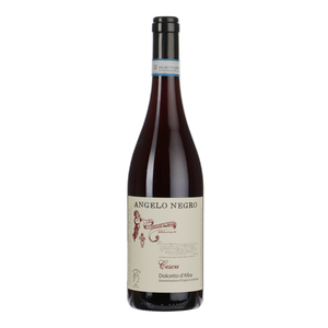 Angelo Negro Dolcetto d'Alba DOC Cescu Rode wijnen||Kelderrestanten Italie