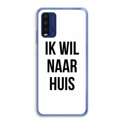 Ik wil naar huis: Xiaomi Redmi 9T Transparant Hoesje