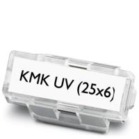 Phoenix Contact 1014106 KMK UV (25X6) Markeringshouder Montagemethode: Kabelbinder Transparant 100 stuk(s)