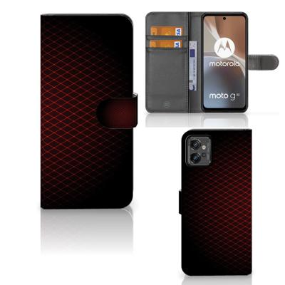 Motorola Moto G32 | Telefoon Hoesje | Geruit Rood