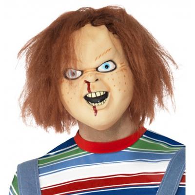 Smiffys Verkleed masker Chucky - hoofd - volwassenen - Halloween verkleedmaskers