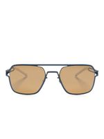 Mykita lunettes de soleil RIku à monture pilote - Bleu