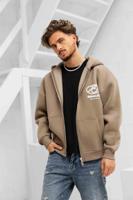 Equalité Arid Oversized Full Zip Hoodie Heren Beige - Maat L - Kleur: Beige | Soccerfanshop