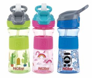 Nuby Flip it beker zachte tuit 360ml 3+ jaar