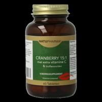 Natupharma Cranberry 15:1 met vitamine C & bioflavonoiden 60 Tabletten