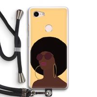Golden hour: Pixel 3 Transparant Hoesje met koord