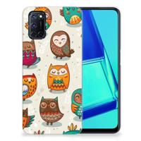OPPO A52 | A72 | TPU Hoesje | Vrolijke Uilen
