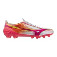Mizuno Alpha III Elite Gras Voetbalschoenen (FG) Wit Roze Oranje