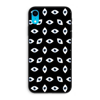 Eyes pattern: iPhone XR Biologisch afbreekbaar hoesje