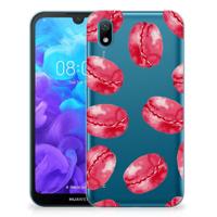 Huawei Y5 (2019) | Siliconen Case | Pink Macarons
