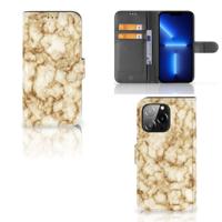 iPhone 13 Pro | Bookcase | Marmer Goud