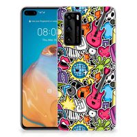 Huawei P40 Silicone Back Cover Punk Rock - thumbnail