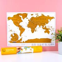 Scratch Map reiseditie kraswereldkaart