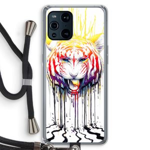 Fading: Oppo Find X3 Transparant Hoesje met koord