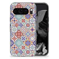 Google Pixel 9 Pro XL | TPU | Siliconen hoesje | Tiles Color