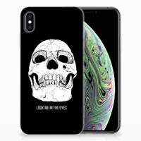 Silicone Back Case Apple iPhone Xs Max Skull Eyes Silicone Back Case Apple iPhone Xs Max Skull Eyes