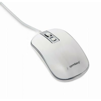 Muis met Kabel en Optische Sensor GEMBIRD MUS-4B-06-WS 1200 DPI