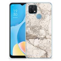 OPPO A15 | TPU | Siliconen hoesje | Marmer Beige
