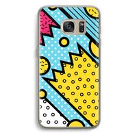 Pop Art #1: Samsung Galaxy S7 Transparant Hoesje Pop Art #1: Samsung Galaxy S7 Transparant Hoesje