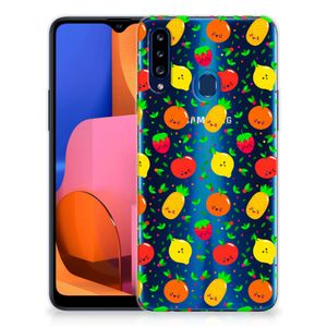 Samsung Galaxy A20s Siliconen Case Fruits