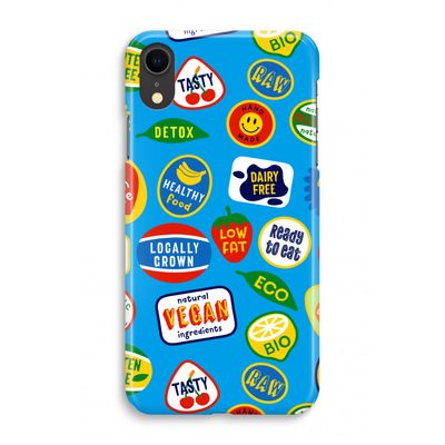 Fruitsticker: iPhone XR Volledig Geprint Hoesje