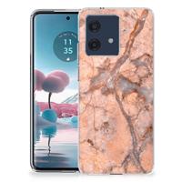 Motorola Edge 40 Neo | TPU | Siliconen hoesje | Marmer Oranje